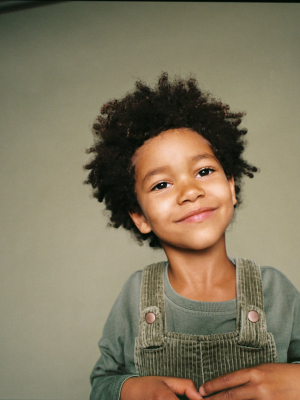 Corduroy Overalls With Pockets