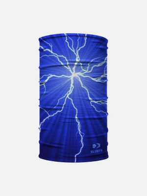 Blue Lightning Neck Gaiter