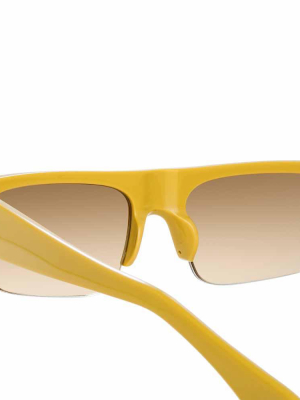 Dries Van Noten 190 C3 Rectangular Sunglasses