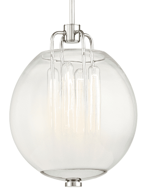 Sawyer 4 Light Pendant Polished Nickel