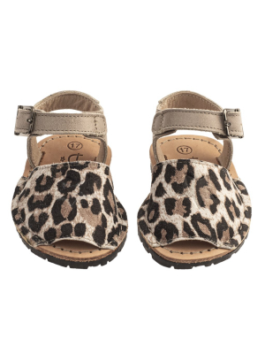 Tocoto Vintage Menorquin Baby Sandals - Animal Print