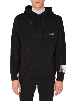 Msgm X Dario Argento Graphic Print Hoodie