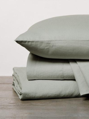 Relaxed Linen Sheet Set - Laurel