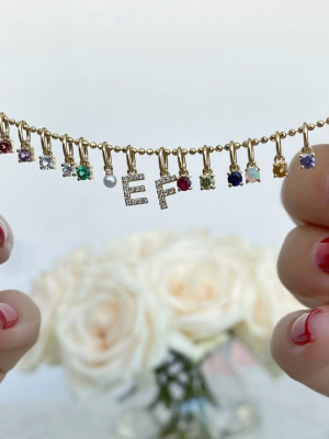 Ef Collection Birthstone Necklace Charm