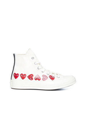 Comme Des Garçons Play X Converse Chuck Taylor Multi Heart Sneakers