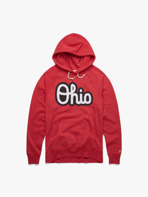 Script Ohio Outline Hoodie