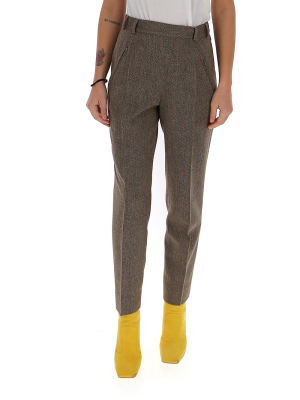 Maison Margiela High-waisted Tweed Pants