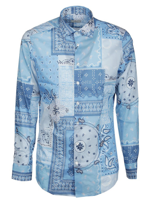 Etro Bandana Print Long-sleeved Shirt