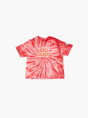 Plus Size Tie-dye Big Gulp Graphic Tee