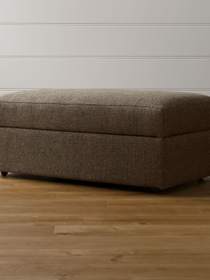 Lounge Ii Storage Ottoman With Casters