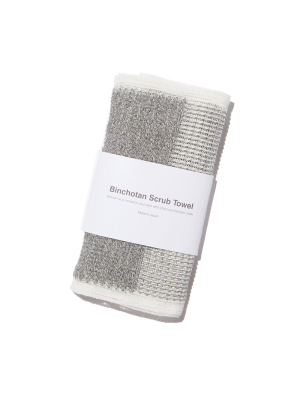 Binchotan Charcoal Body Scrub Towel