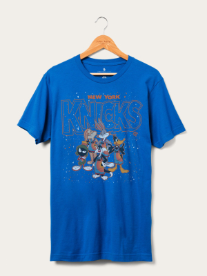 Unisex Nba X Space Jam: A New Legacy Knicks Home Squad Advantage Tee
