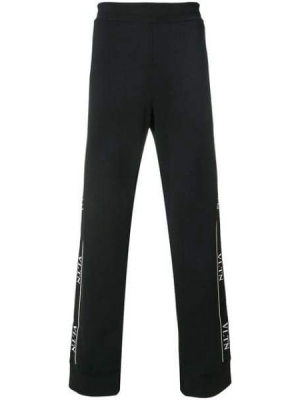 Valentino Vltn Tape Track Pants