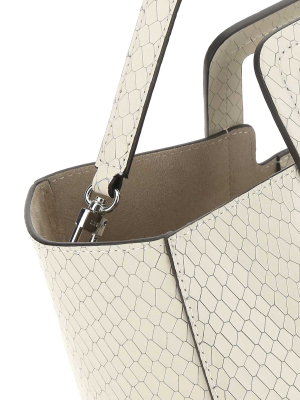 Staud Shirley Embossed Tote Bag