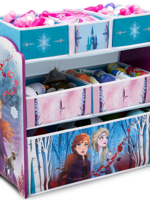 Disney Frozen 2 Design And Store 6 Bin Toy Organizer - Delta Children