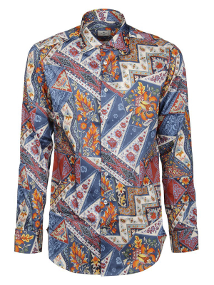 Etro Printed Long-sleeved Shirt