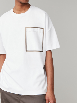 Oversized T-shirt With Patch Pocket