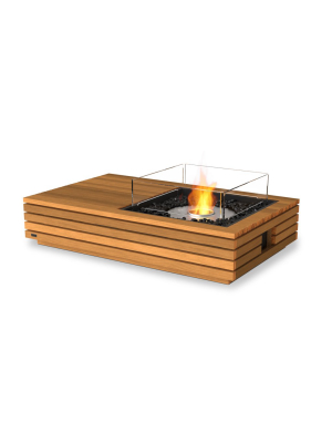 Manhattan Teak Fire Table Set