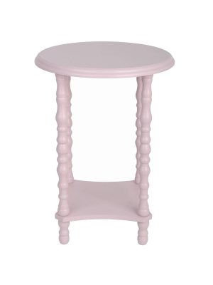 Emmalyn Round Side Table Purple - Decor Therapy