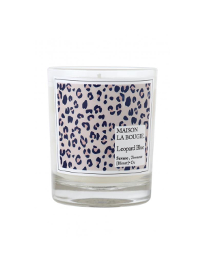 Leopard Blue Scented Candle