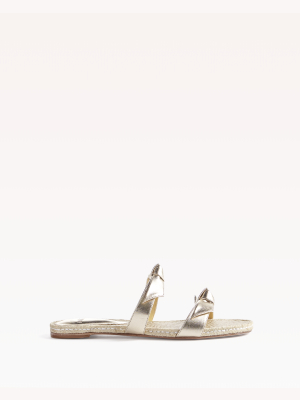 Clarita Braided Flat Sandal