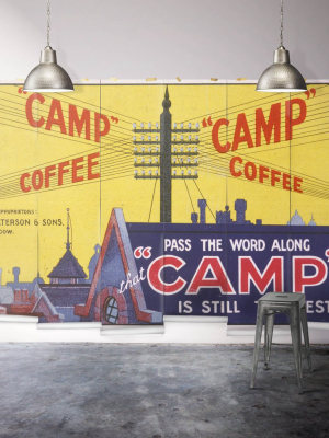 Camp Coffee Wall Mural From The Erstwhile Collection By Milton & King