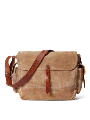 Roughout Suede Messenger Bag
