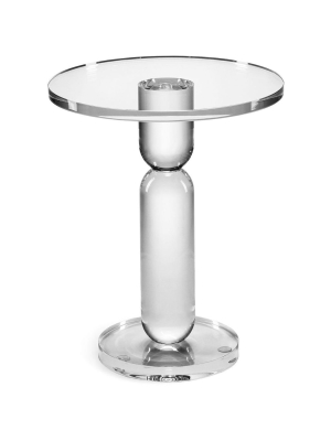 Interlude Home Roland Side Table - Clear