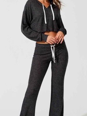 Beach Bunny Josie Pant In Black