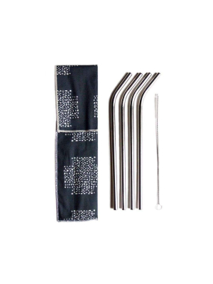 Stainless Steel Straws (with Sleeve)