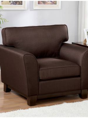 Nichols Flared Armchair Brown - Homes: Inside + Out