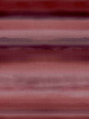 Horizon Wallpaper In Ruby From The Exclusives Collection By Graham & Brown