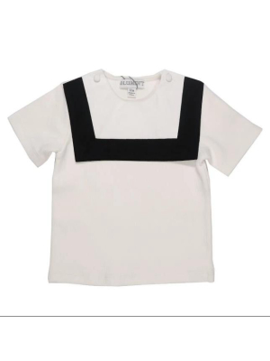 Blumint Sailor Top - White/black