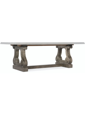 Woodlands Rectangle Dining Table Base