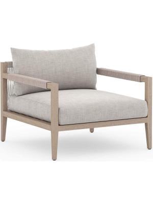 Sherwood Outdoor Chair, Stone Grey/washed Brown