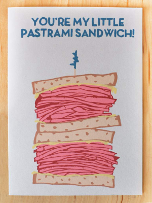 Gt Card, Pastrami Sandwich