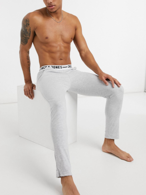 Jack & Jones Lounge Bottoms In Gray