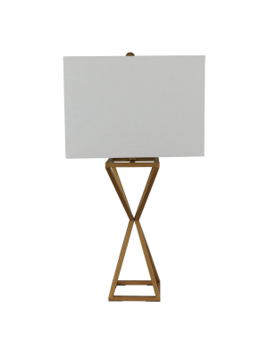 30" Margaret Table Lamp Painted Gold - Decor Therapy