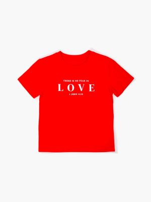 Girls Organic Cotton Bible Tee (kids)