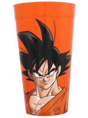 Just Funky Dragon Ball Z Resurrection Goku 16oz Orange Plastic Cup