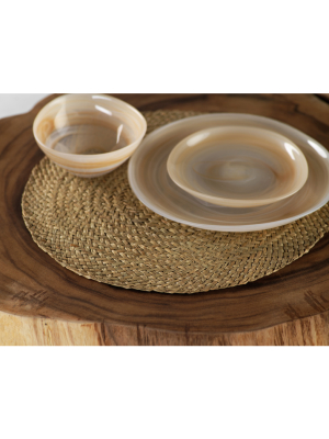 Mendong Natural Placemat - Set Of 6