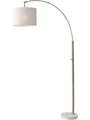 Boston Arc Lamp Antique Brass