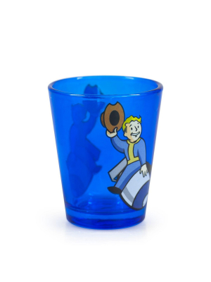 Just Funky Fallout Series Vault Boy Riding A Nuke Collectible Shot Glass | Holds 1.5 Ounces