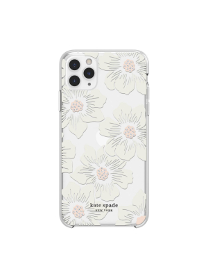 Kate Spade New York Apple Iphone Hard Shell Case Hollyhock Floral - Cream/clear