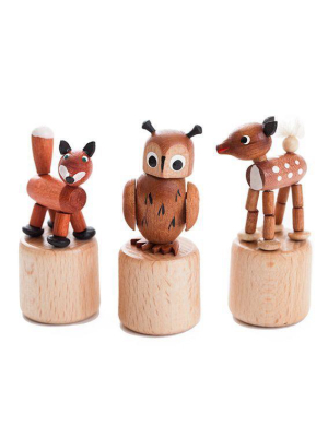 Wooden Pop Up Animal Set