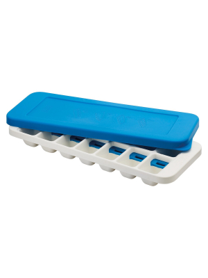 Joseph Joseph Quicksnap Plus Quick Release Ice Cube Tray - White/blue