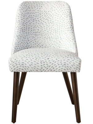 Rounded Back Dining Chair In Dry Brush Skin Gray/white - Project 62™