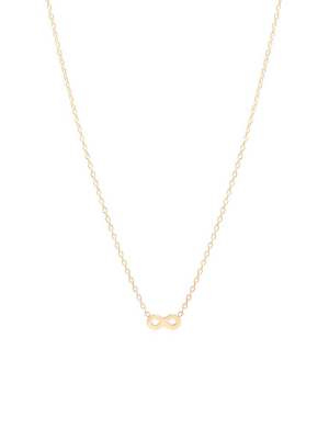 14k Itty Bitty Infinity Necklace