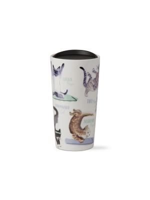 Tag Yoga Kitty Travel Mug