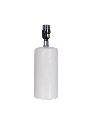 Small Ceramic Lamp Base White - Threshold™